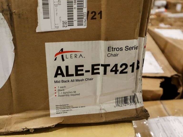 (7) Chairs; Alera, La-Z-Boy LZB-48968, ALE-MT4510, ALE-EL4215, ALE-ET4218, ALE-CC4219 - Roller Auctions