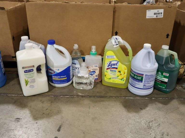 Pallet Of Cleaning Supplies - Roller Auctions