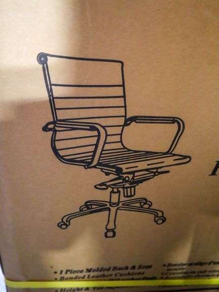 Lorell Modern Mid Back Chair, 59506 - Roller Auctions