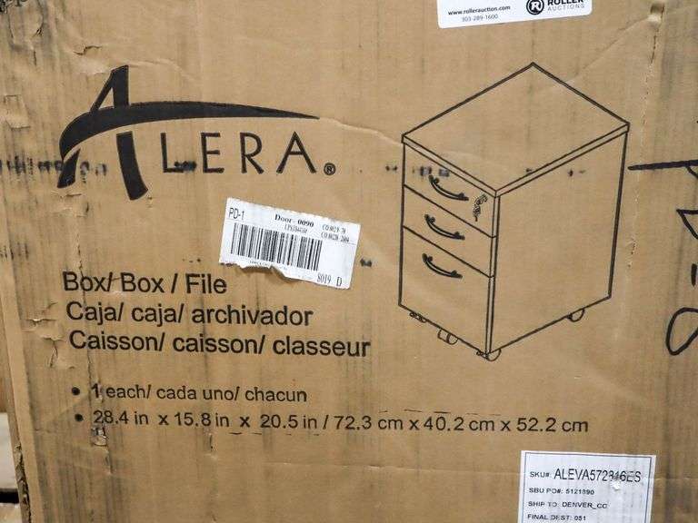 Alera ALE-VA572816 File And ALE-VA513622 Lateral File - Roller Auctions