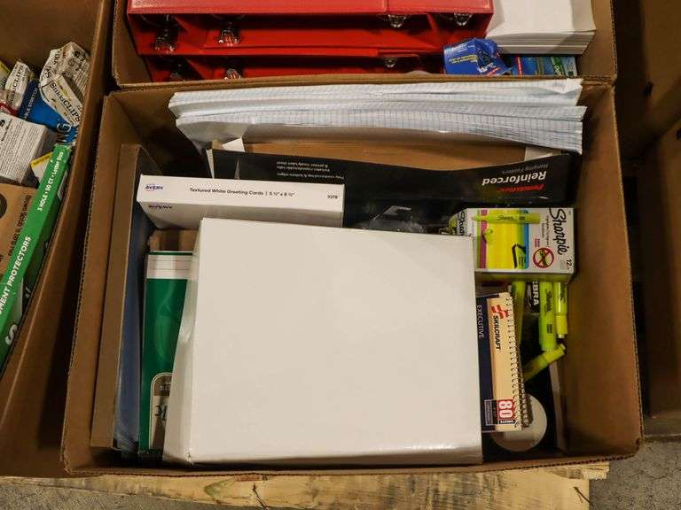 Pallet Of Office Supplies - Roller Auctions
