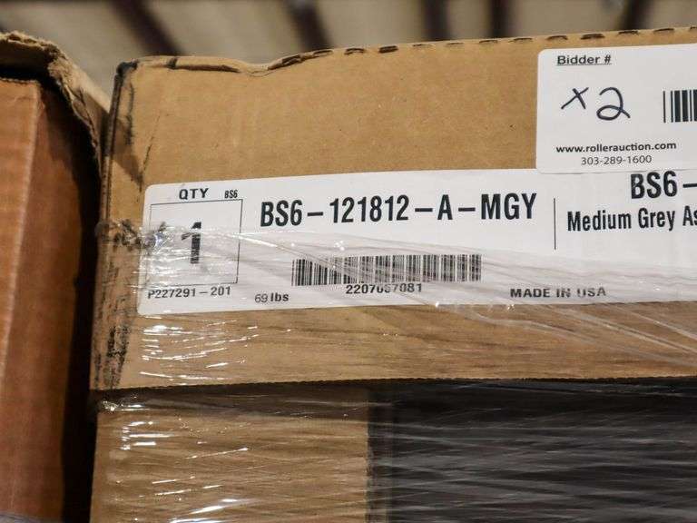 (2) Tennsco BS6-121812-A-MGY Lockers - Roller Auctions