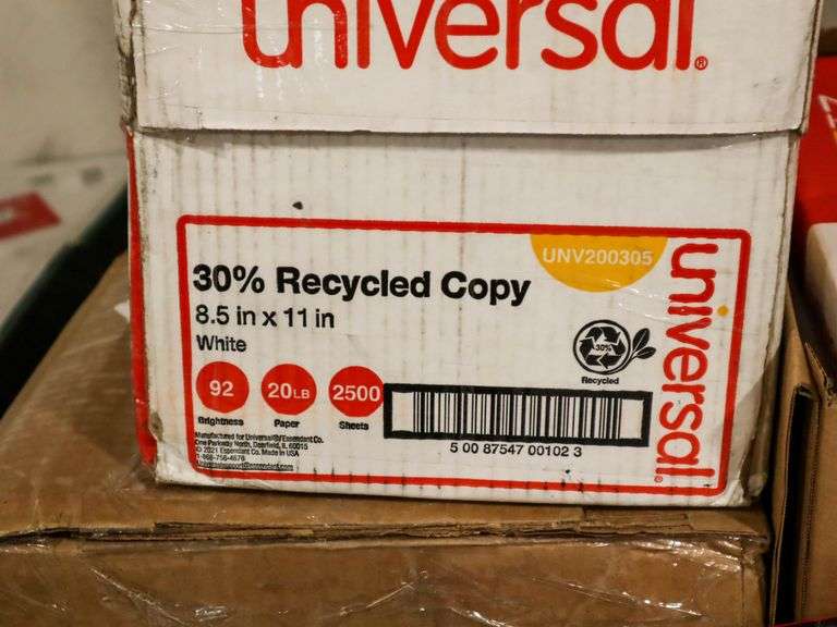 Pallet Of Assorted Copy Paper, 8.5" x 11" - Roller Auctions