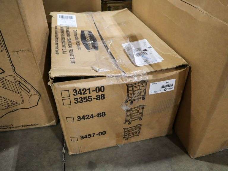Rubbermaid 3-Tier Utility Cart - Roller Auctions