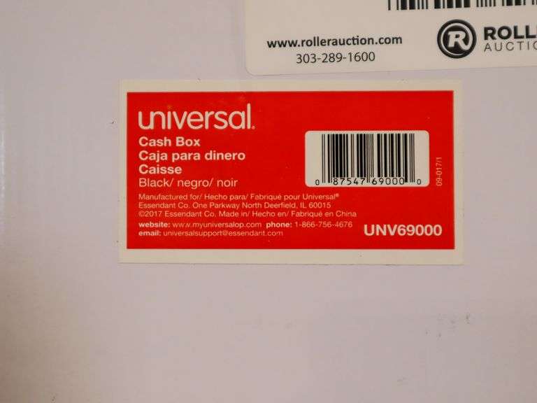 (4) Universal Cash Boxes - Roller Auctions