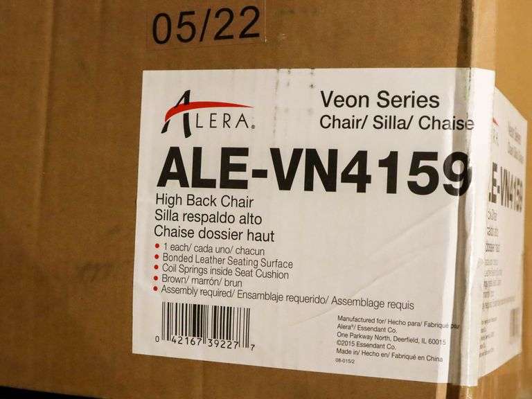 Alera ALE-VA4159 High Back Chair - Roller Auctions