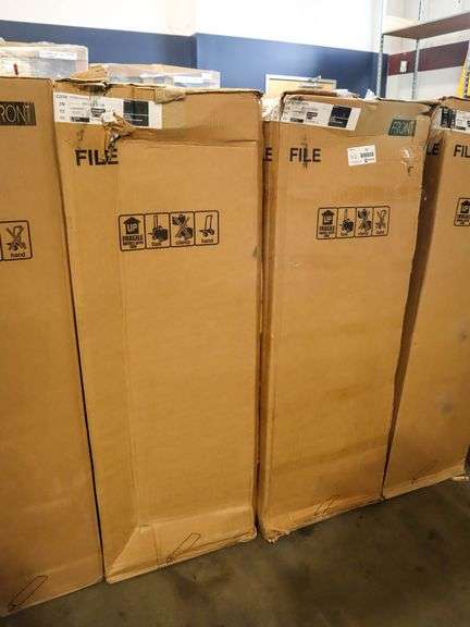 (2) HON 314CPQ 4-Drawer Letter File Cabinets - Roller Auctions