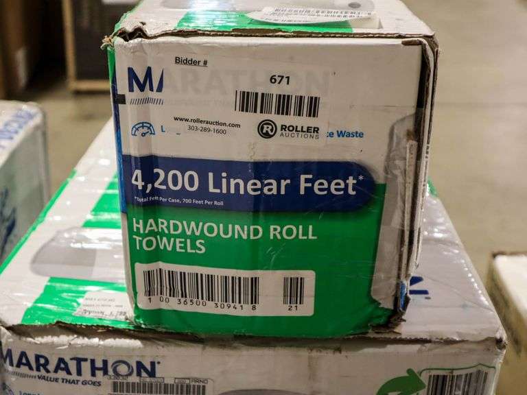 (3) Boxes Of Roll Towels - Roller Auctions