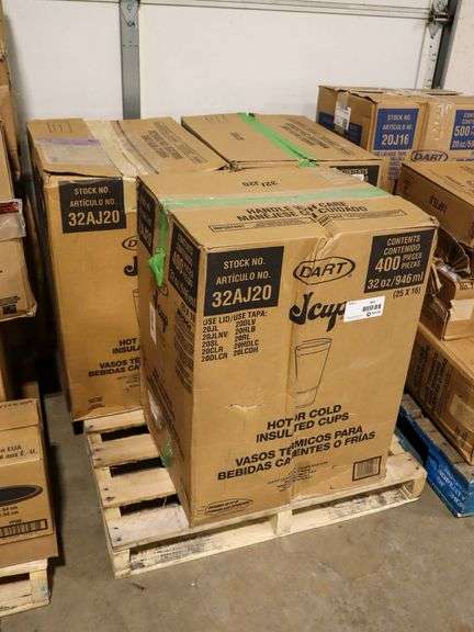 (3) Boxes of Dart 32AJ20 30oz Insulated Cups - Roller Auctions