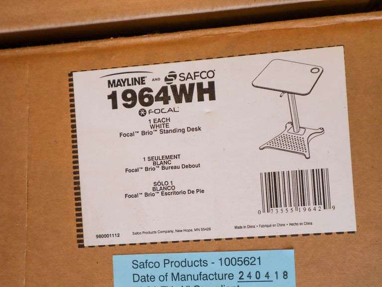 (2) Mayline Standing Desks, 1964WH - Roller Auctions