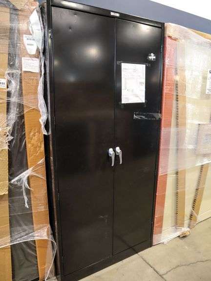 Tennsco J2478SU-CPY And Alera 2-Door Cabinets - Roller Auctions
