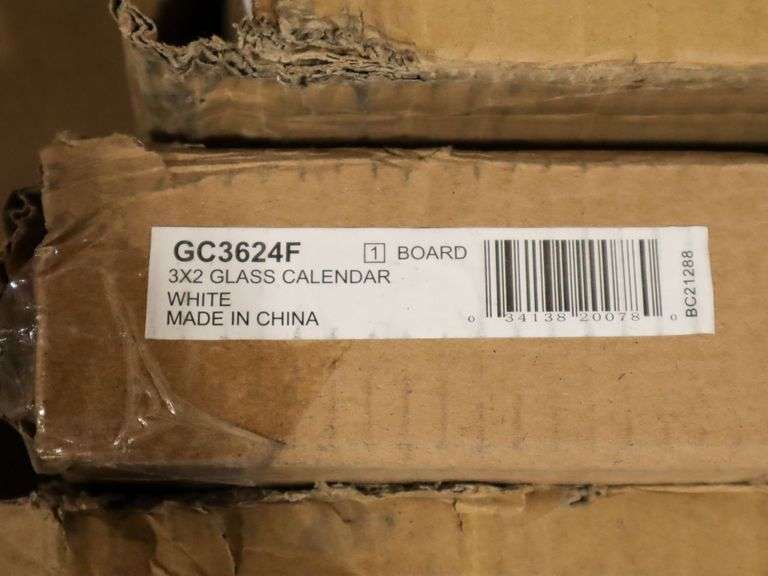(6) Glass Boards And (1) Glass Calendar - Roller Auctions
