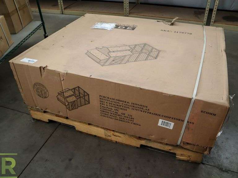 Producer's Pride 1179770 Prairie Coop Giant Chicken Coop, Storm Grey