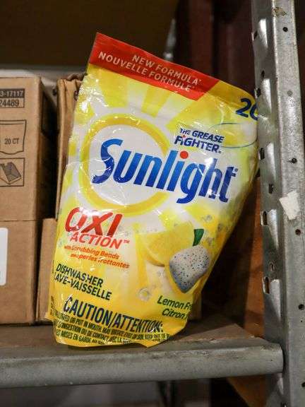 (18) 20 Count Sunlight Dishwasher Pacs - Roller Auctions