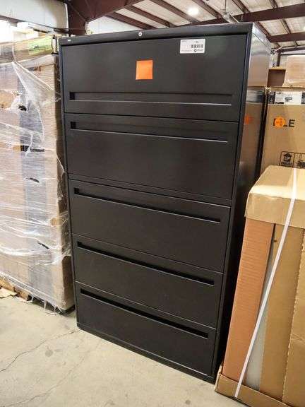 HON 5-Drawer Lateral File Cabinet - Roller Auctions