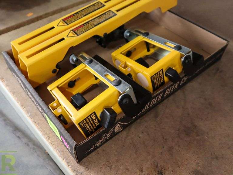 (2) DeWalt DW7231 Miter Saw Mounting Brackets and (2) DW7232 Miter Saw