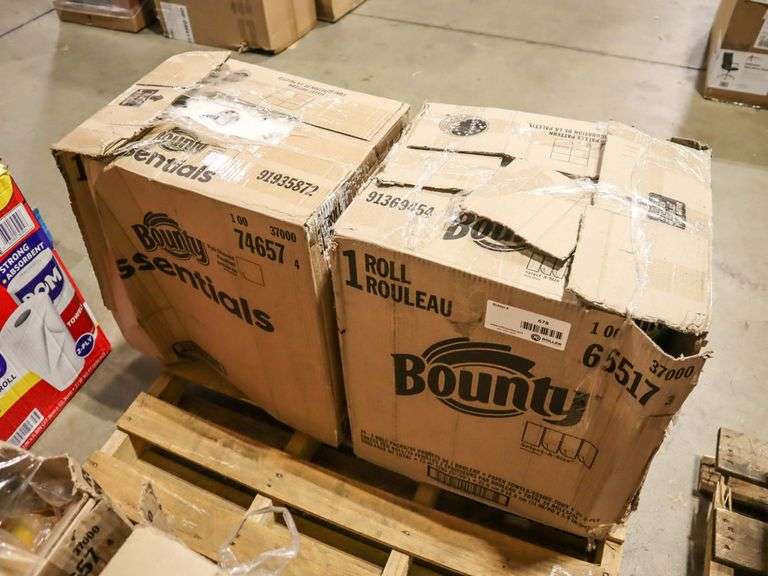 (2) Boxes Bounty Paper Towels - Roller Auctions