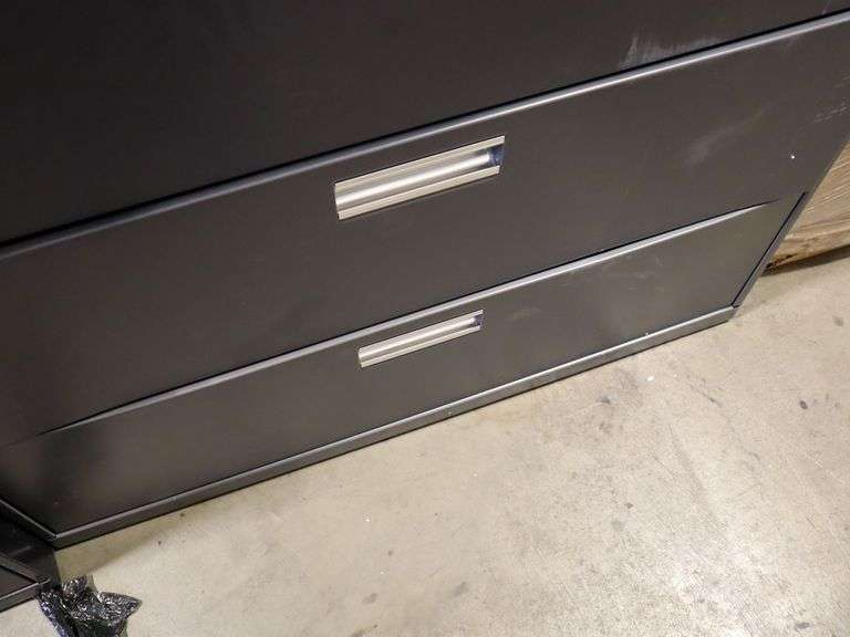 HON 693LS And HON 3-Drawer Lateral File Cabinets (One Damaged) - Roller Auctions