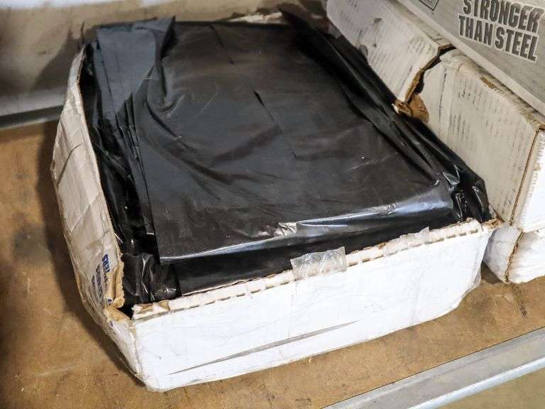 (4) Boxes Of Trash Bags, Assorted - Roller Auctions