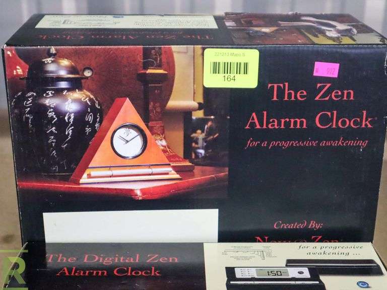 (2) Zen Alarm Clocks Roller Auctions