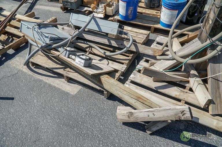 (3) Pallets of Electrical Boxes and Equipment Roller Auctions