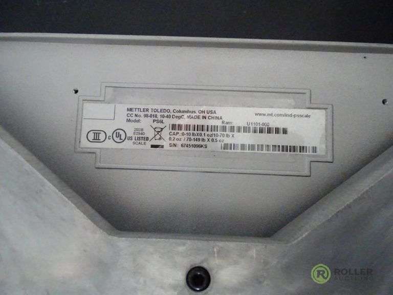 Mettler Toledo PS6L Digital Shipping Scale, 150lb. X .1oz, Stainless ...