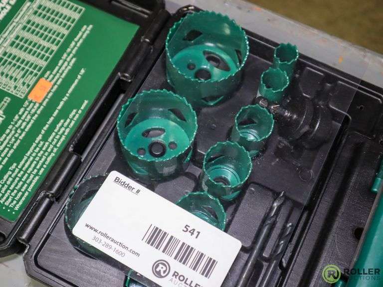 MasterForce 13Piece Bi Metal Hole Saw Kit Roller Auctions