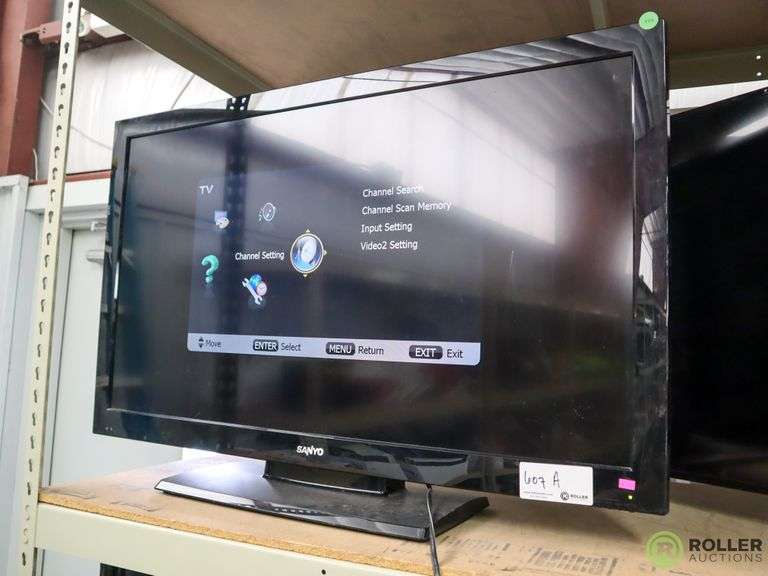 Sanyo DP46841 TV, 46" Roller Auctions