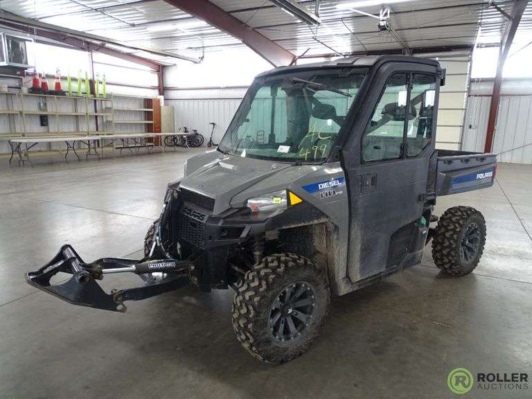 Polaris Brutus HD PTO 4WD UTV Roller Auction