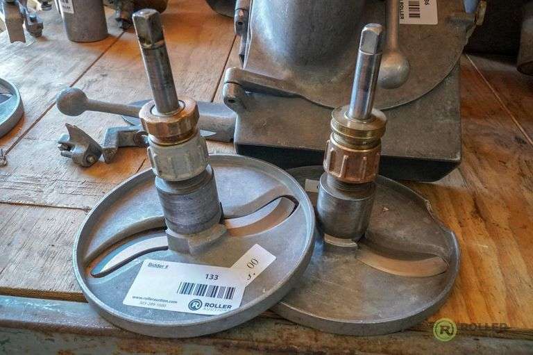 (2) Hobart Food Processor Attachment Blades Roller Auctions
