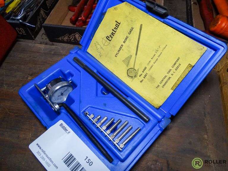 Central Tool Cylinder Bore Gauge Roller Auctions