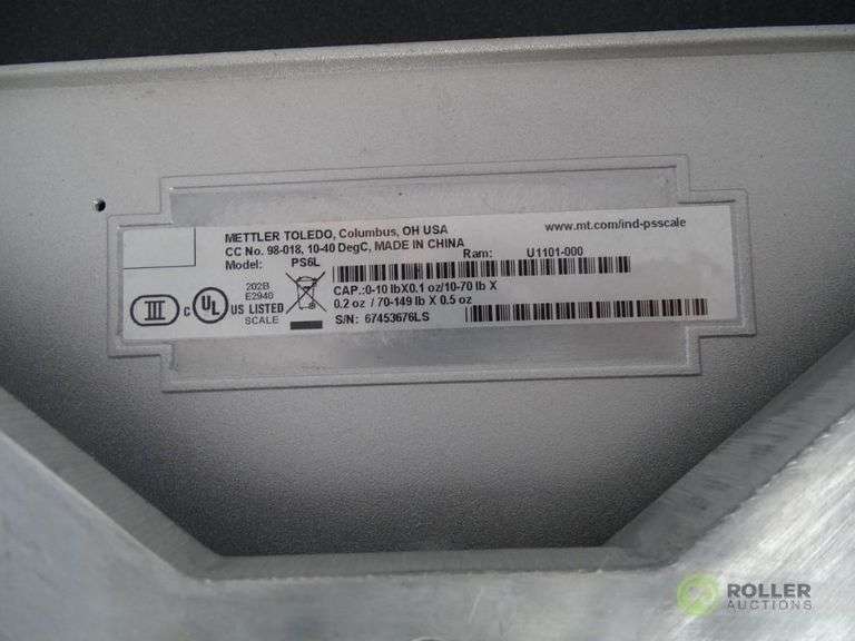 Mettler Toledo PS6L Digital Shipping Scale, 150lb. X .1oz, Stainless ...