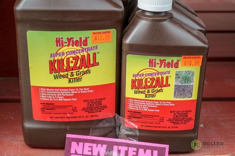 (12) HiYield Super Concentrate Killzall Weed and Grass Killer Roller