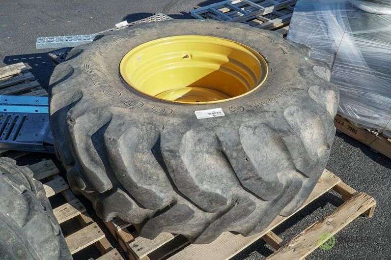 Goodyear 21L24 IT525 Backhoe Tire With Wheel Roller Auctions