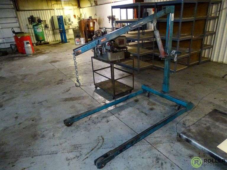 Kaydee 1000 Engine Hoist on Casters, 1500Lb Capacity Roller Auctions