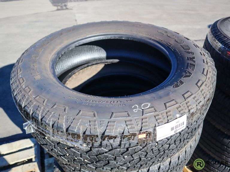 (4) Goodyear Wrangler Trail Runner 275/65R20 Tires Roller Auctions