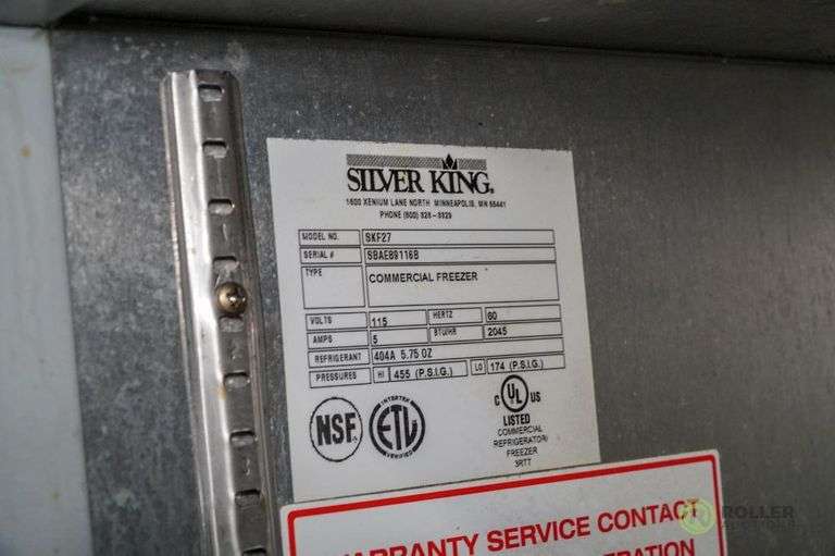 Silver King SKF27 27in Stainless Steel Single Door Under Counter