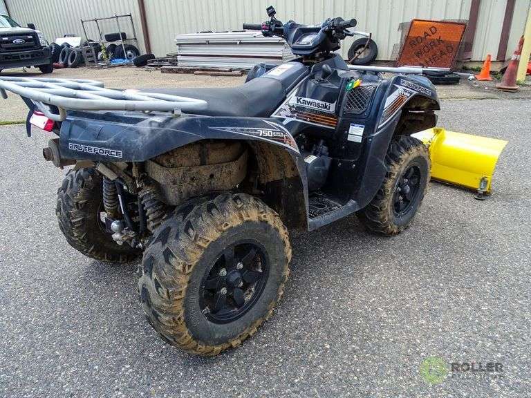 2012 Kawasaki Brute Force 750 ATV, Gas, 4x4, VTwin Fuel Injected