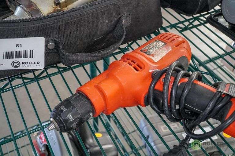 Black & Decker DR260 Drill and Chicago Electric 47606 Rotary Hammer