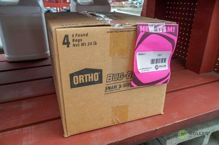 Case of Ortho BugGeta Snail and Slug Killer Roller Auction