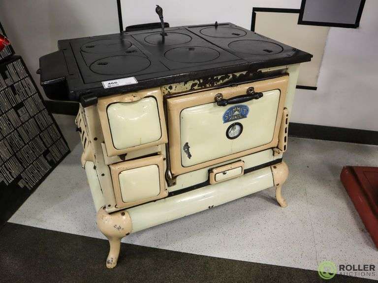 Summit 6-Burner Wood Burning Stove / Oven - Roller Auctions