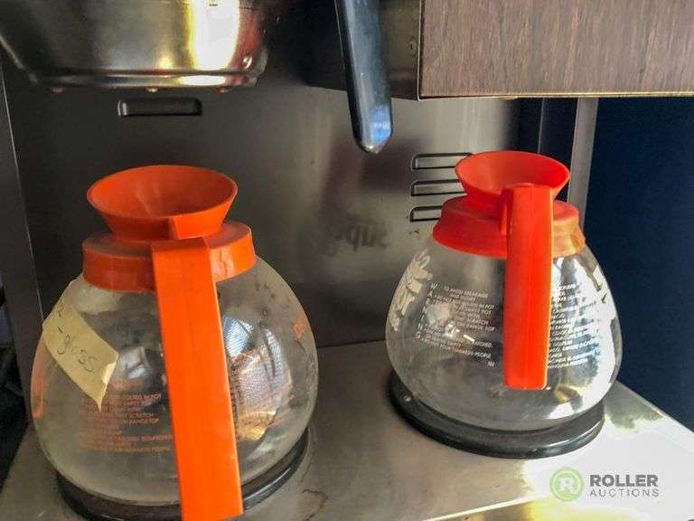 Vaculator Double Pot Coffee Maker and (2) Farmer Brothers Double Warmer