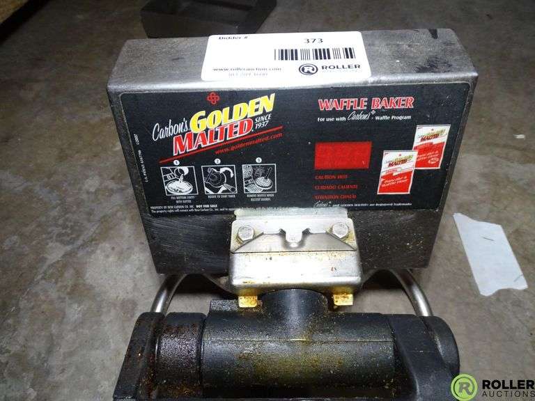 Carbons Golden Malted Waffle Maker Roller Auction