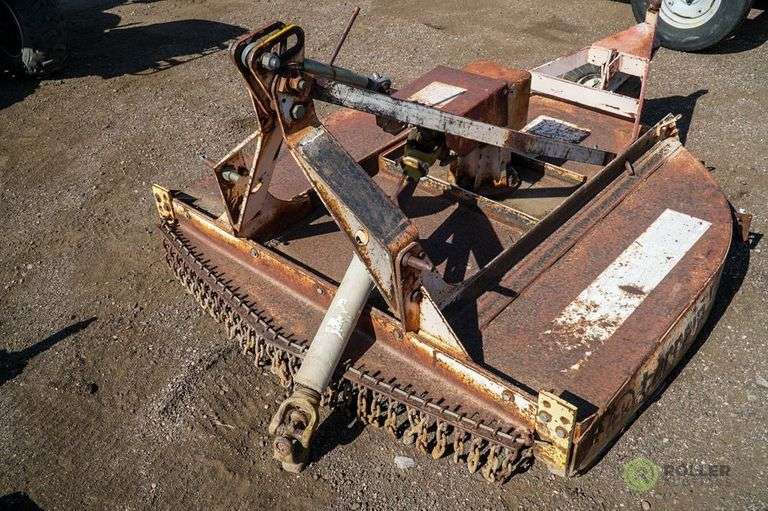 Terrain King 3Pt PTO Driven Mower Deck, 60in Wide Roller Auctions