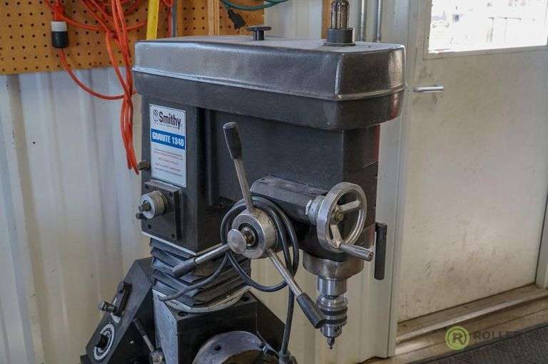 Smithy Granite 1340 Lathe Mill 3in1 Combo, 6in 3Jaw Chuck, Dove Tail