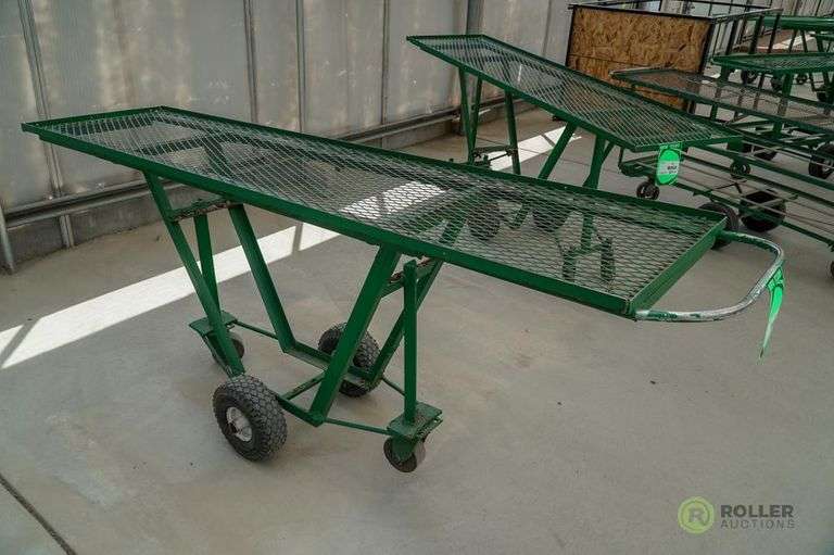 Green Nursery Cart Roller Auction