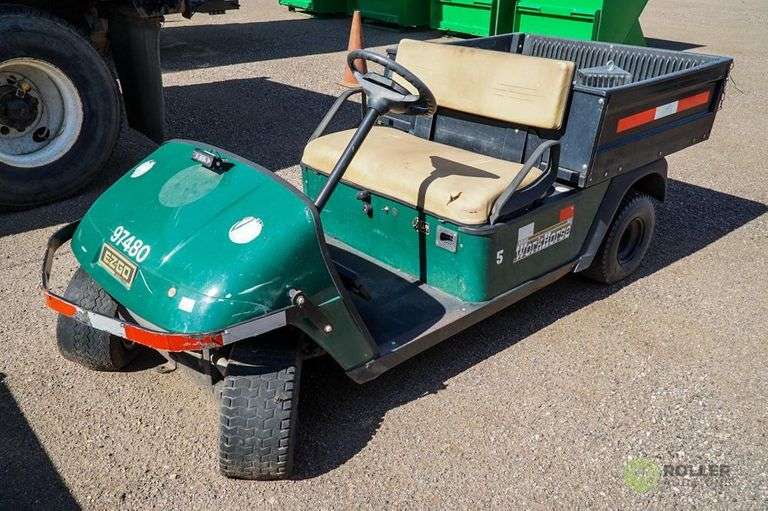 EZGO Workhorse 1000 Electric Utility Car, Electric Dump Bed, S/N