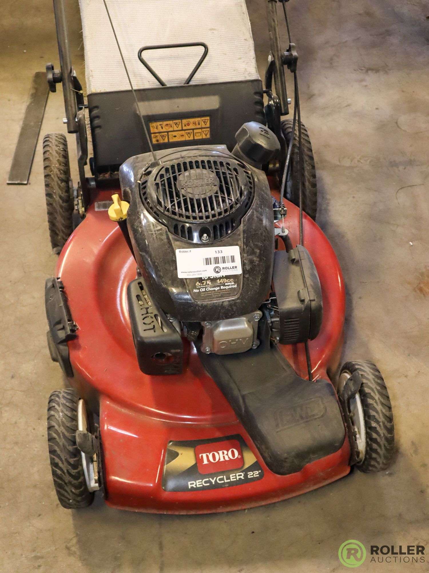 22 Inch Toro Recycler With Kohler Engine Kohler 149cc Lawn Mower