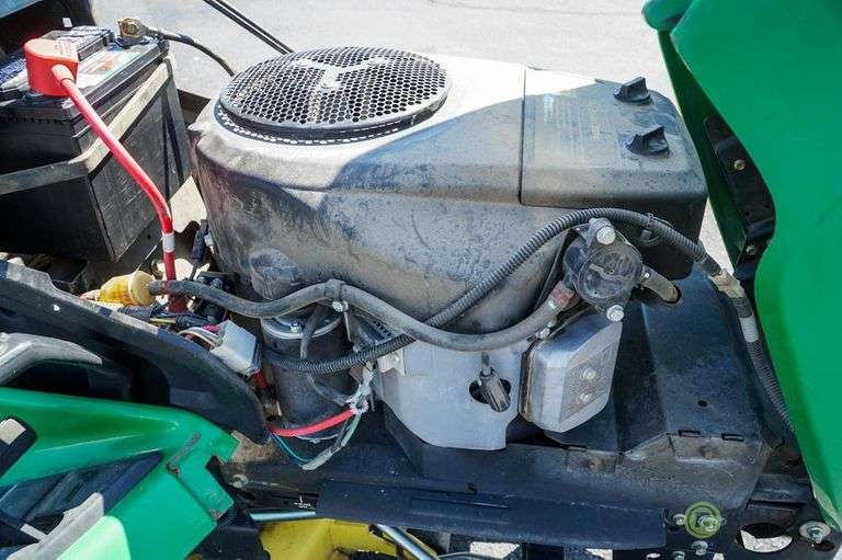 John Deere X320 Ride On Mower, 58in Cut, 22Hp Gas Engine, Showing 530