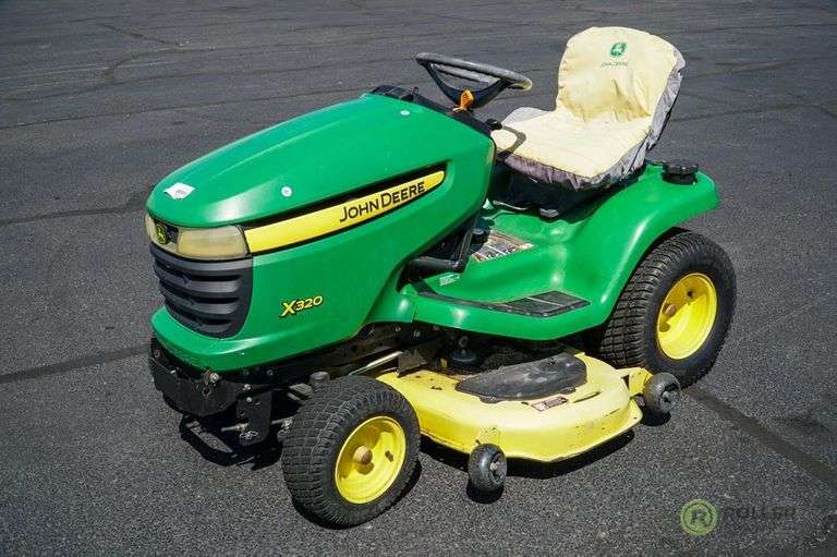 John Deere X320 Ride On Mower, 58in Cut, 22Hp Gas Engine, Showing 530 Hours Roller Auctions